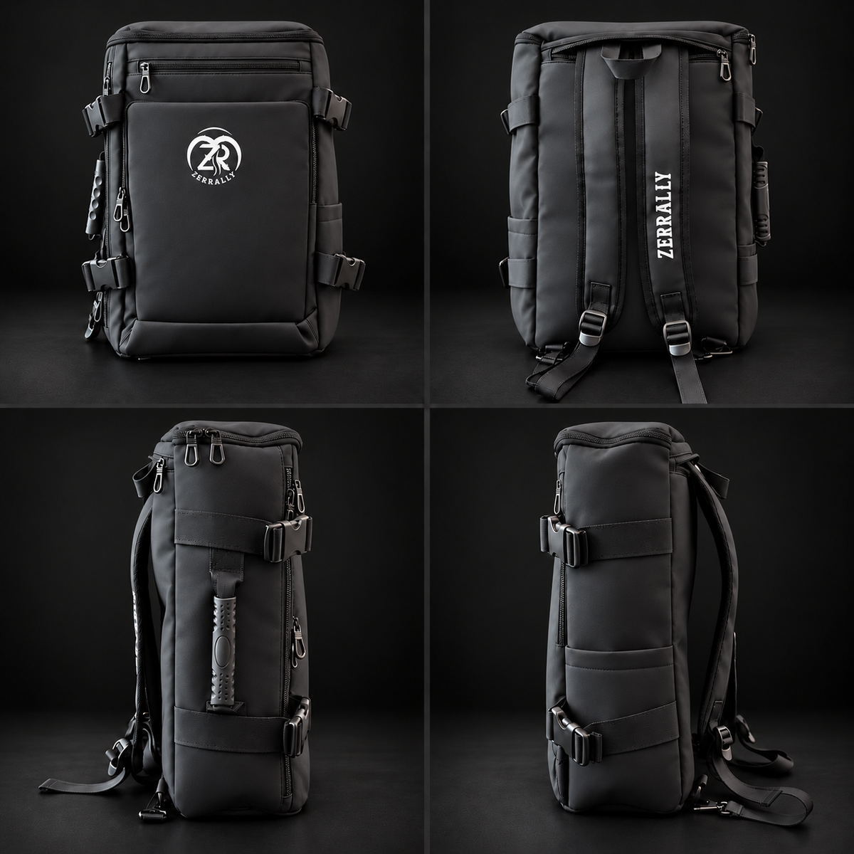 ZERRALLY Strap-On Utility Backpack – Gym & Travel Backpack