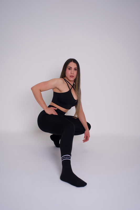 Leggings sin costuras ZERRALLY negros de cintura alta