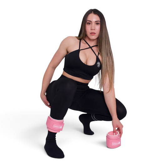 Sports bra ZERRALLY negra para mujer, ideal para entrenar