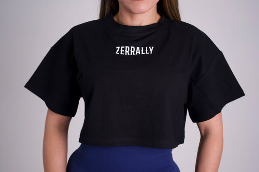 CROPPED STATEMENT TEE